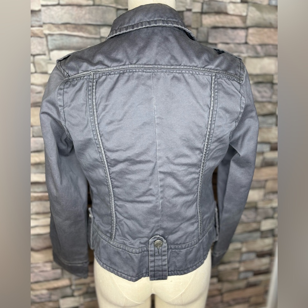 American Eagle Button Up Fitted Jacket With Quilt… - image 5